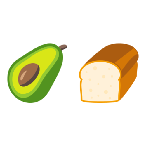 🥑🍞 Emoji Domain EmojiOne rendering